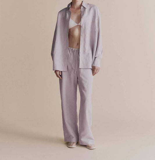 Mijeong Park - Silk Linen Oversized Shirt