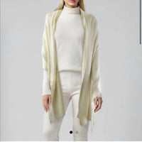 Portolano - Women's Cashmere Ribbed Wrap