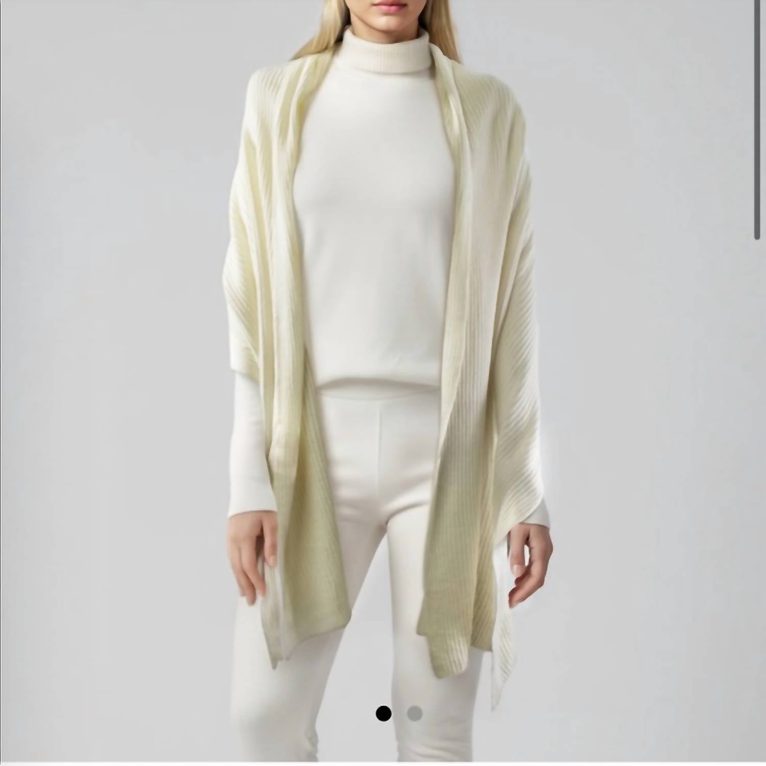 Portolano - Women's Cashmere Ribbed Wrap