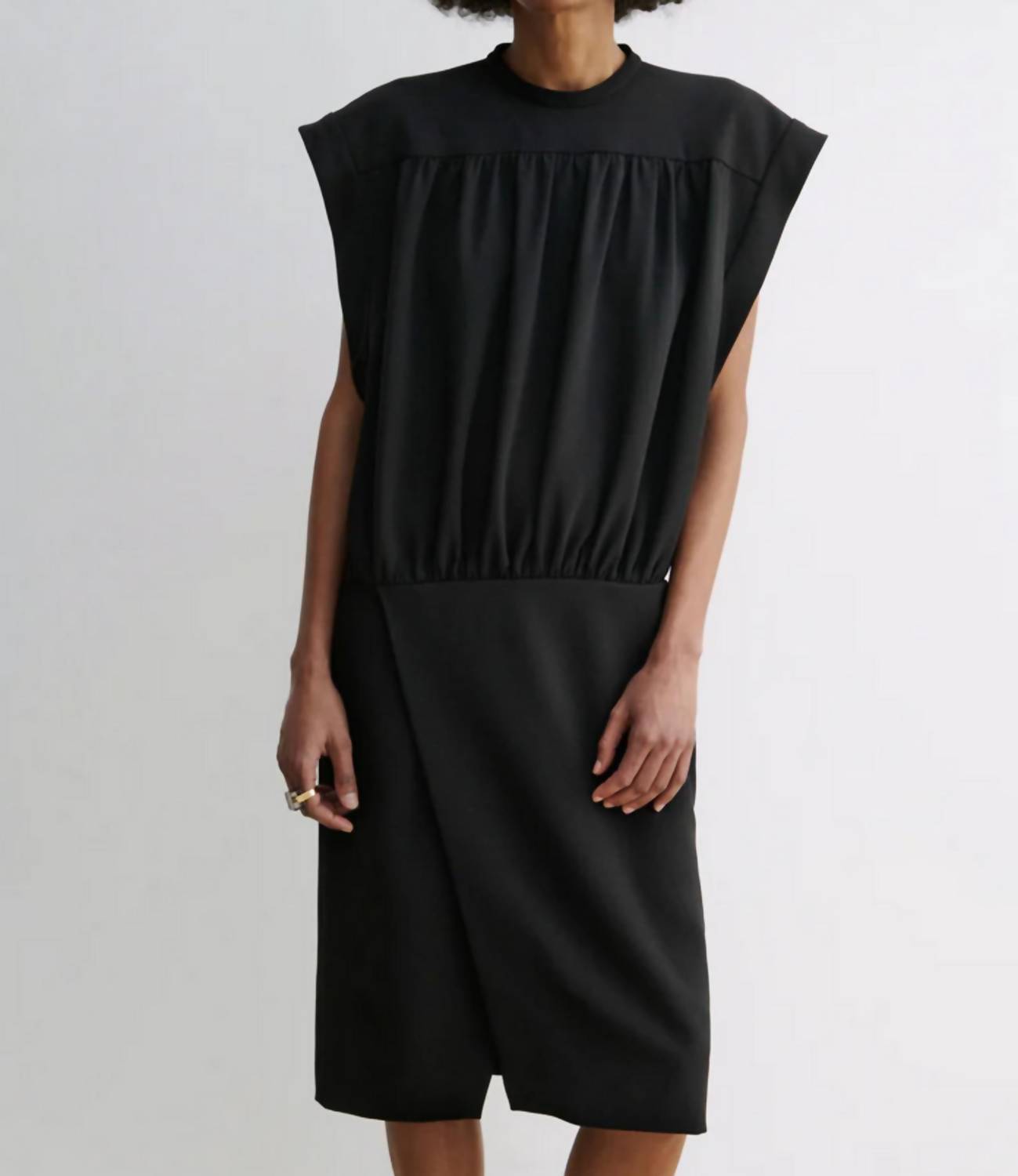 RACHEL COMEY Ostler Dress in black - women's dress - detail view