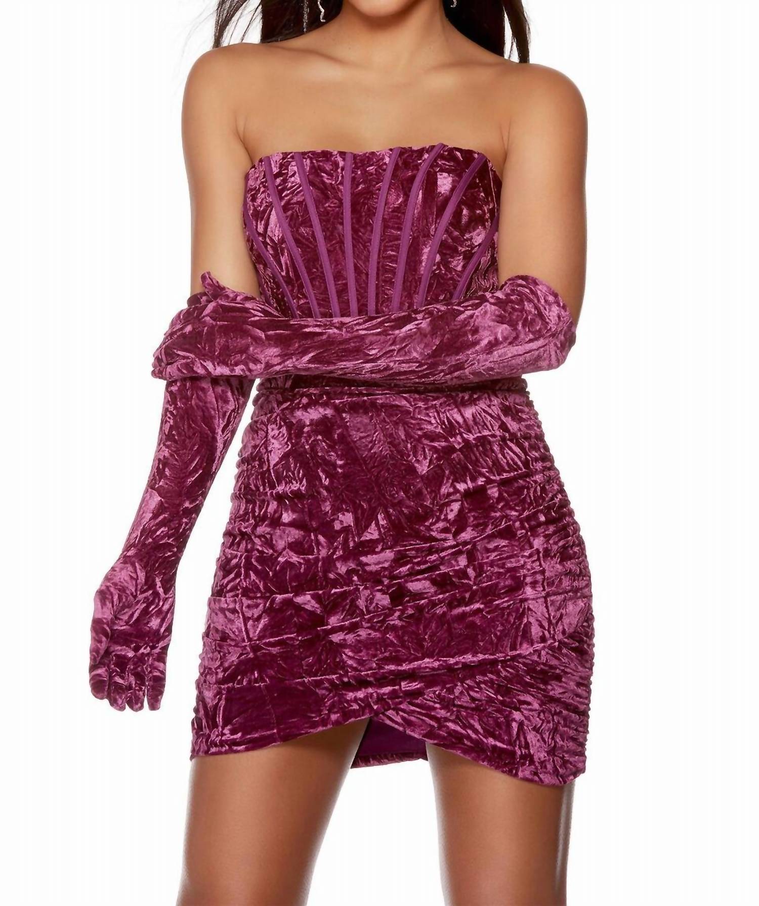 Alyce Paris - Opera Gloves Corset Dress