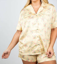 Kilo Brava - Satin Short Pajama Set