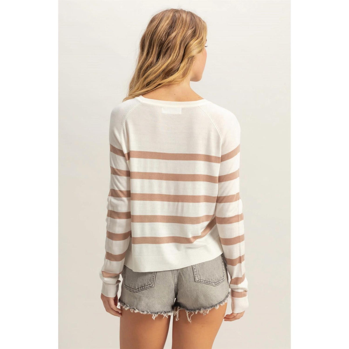 Hyfve - Casual Crew Raglan Knit Top