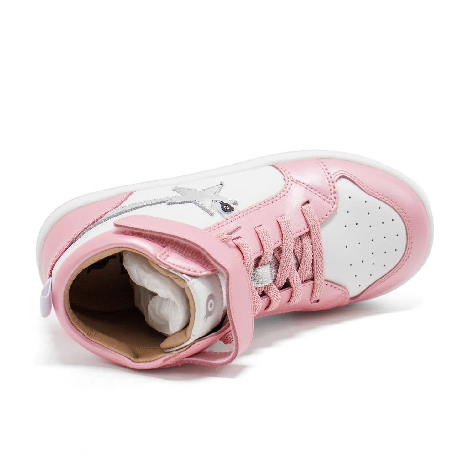 Oldsoles - Toddler's Team Star High Top Lace-up Sneakers