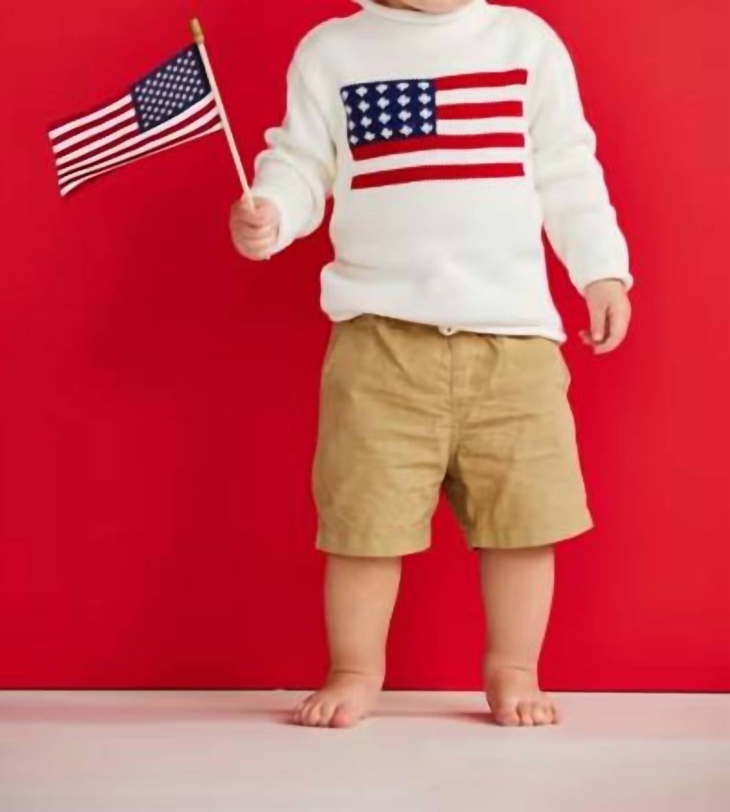Mudpie - Flag Rollneck Sweater