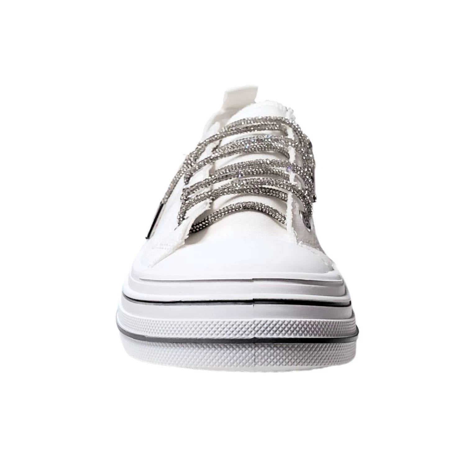 Very G - Women's Aman Glitter Laced Slip On Sneaker