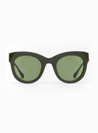 Aperçu Eyewear Women's Le Chat Cat-eye Sunglasses in foret - women's accessory - detail view