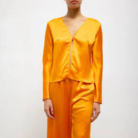 Leset - Barb Button Long Sleeve Top