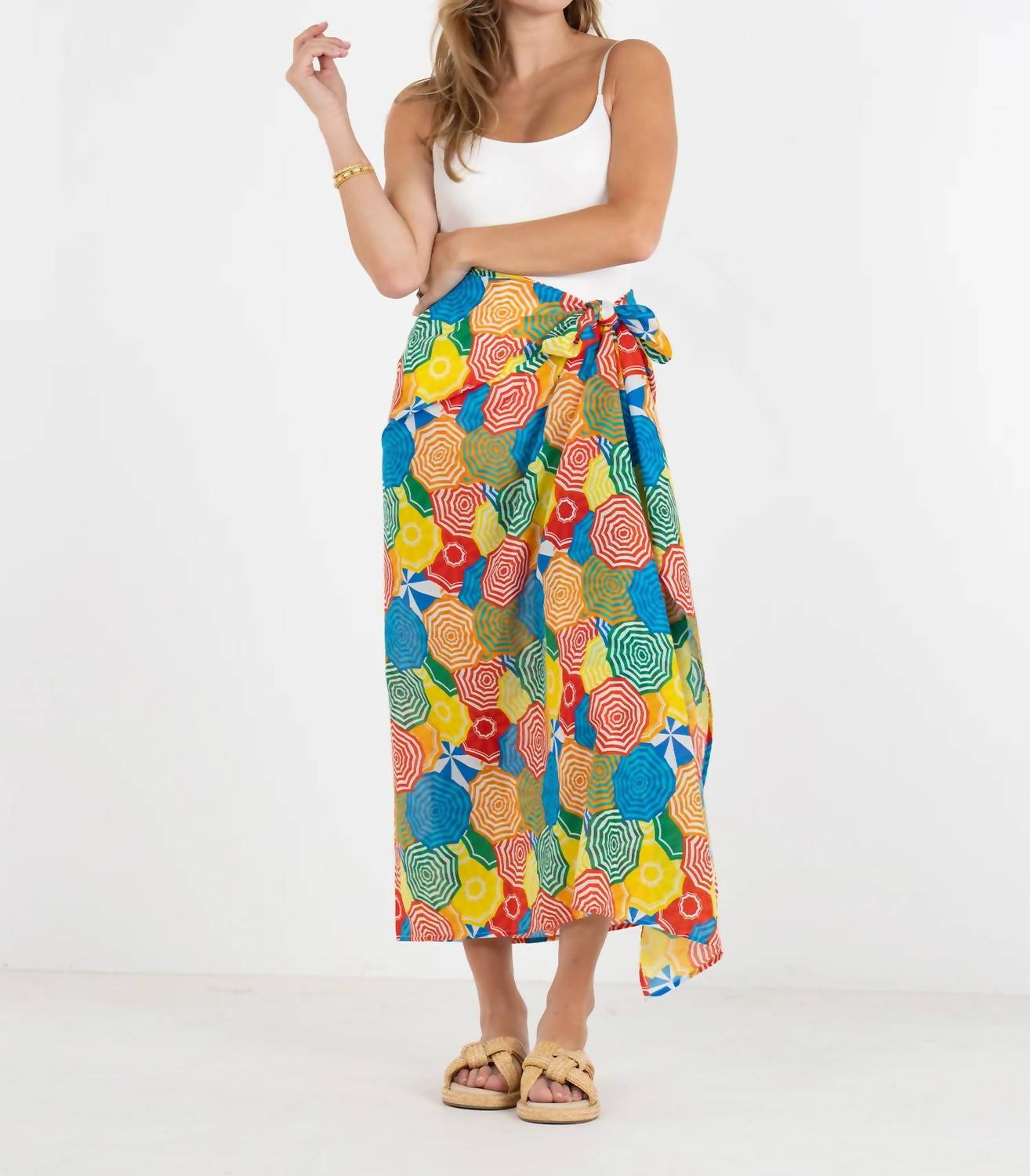 Emily Mccarthy - Print Cotton Voile Coverup