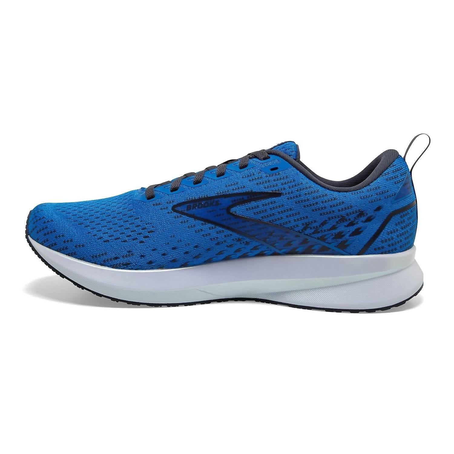 BROOKS Men's Levitate 5 Shoes in blue india ink white - men's sneaker - detail view