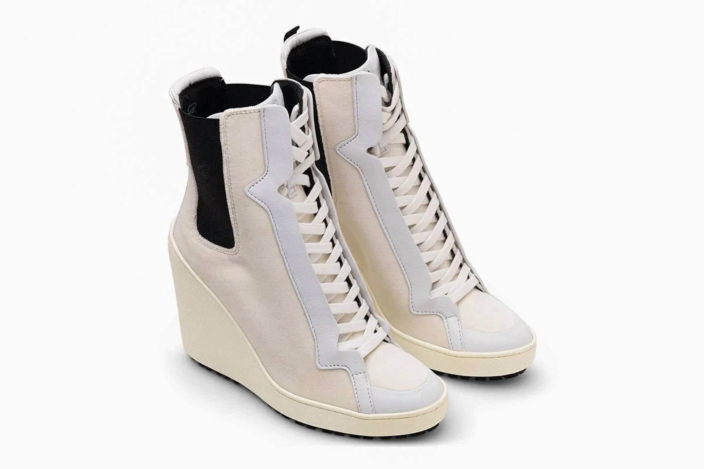Hogan - Women's Lace-up Wedge Ankle Boots