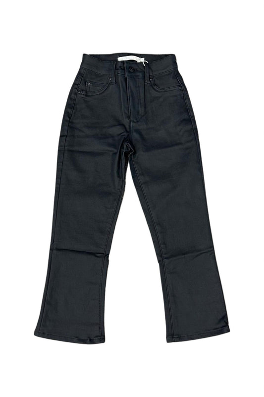 Tractr - Girls Coated Flare Jeans