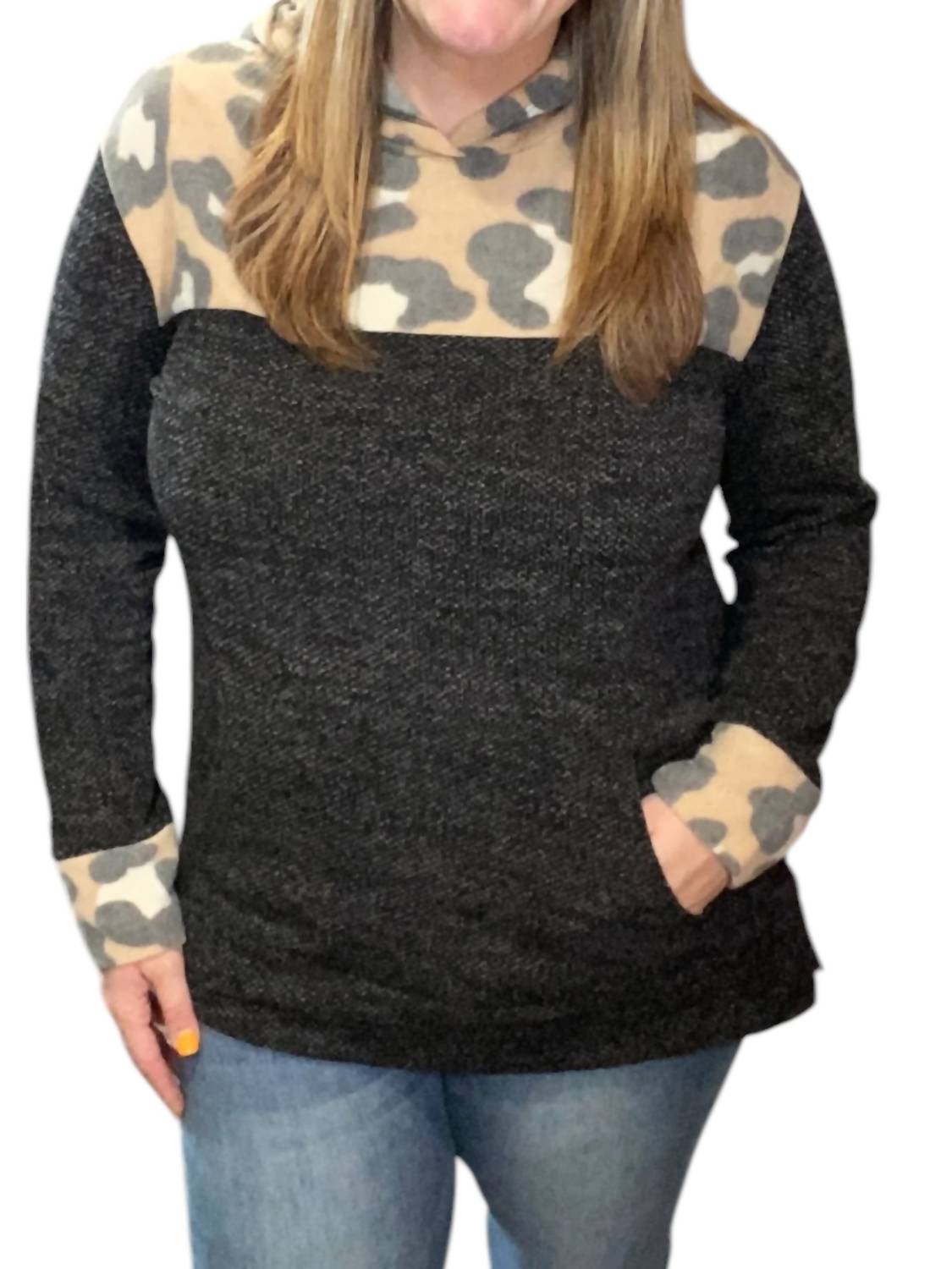 Honeyme - Leopard Hoodie