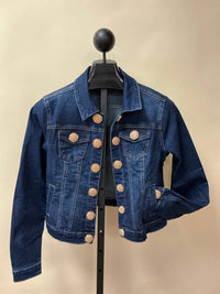 Orly - Dark Denim Gold Button Jacket