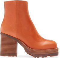 Jeffrey Campbell Women's Abundant Boots in red - women's shoe - detail view