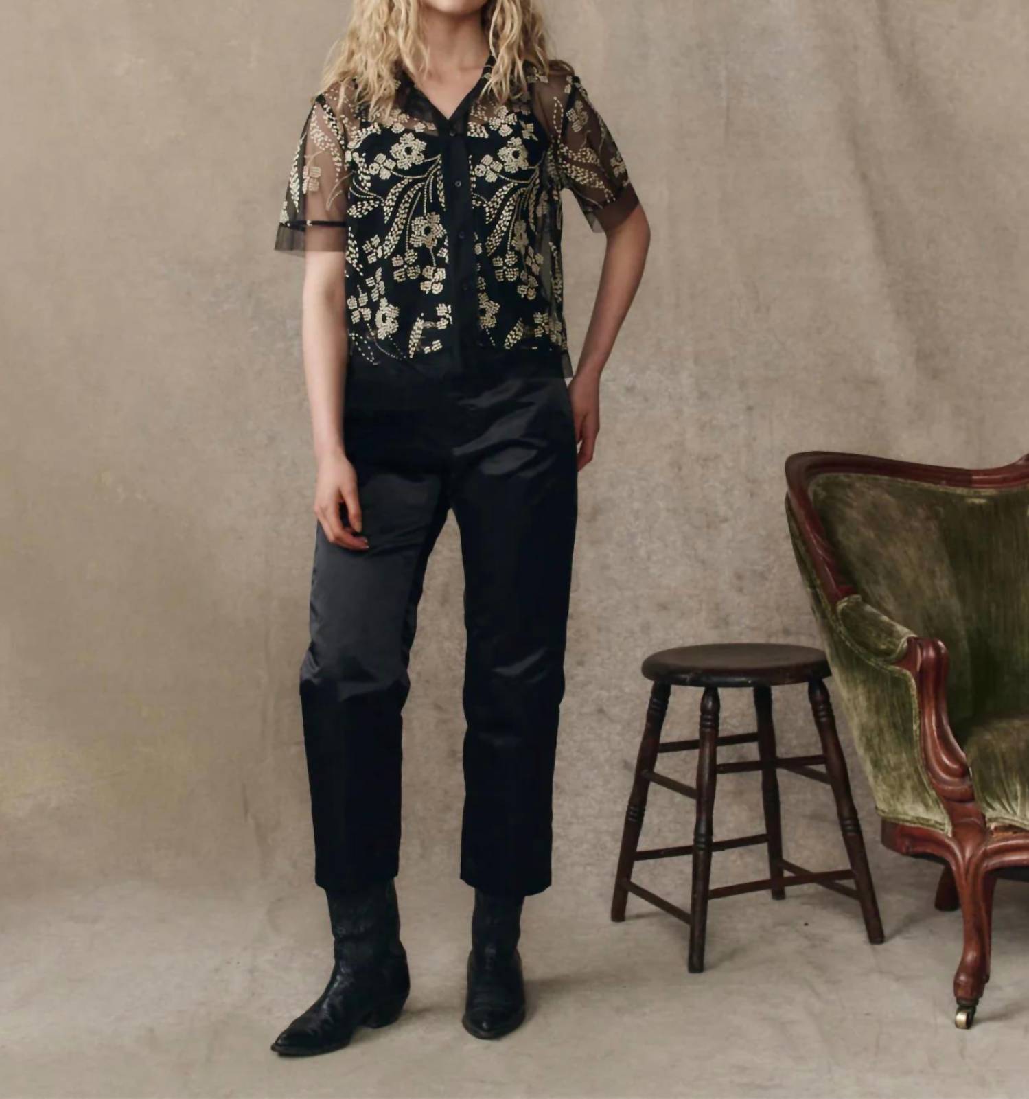 The Great. - Cotillion Button Up Shirt