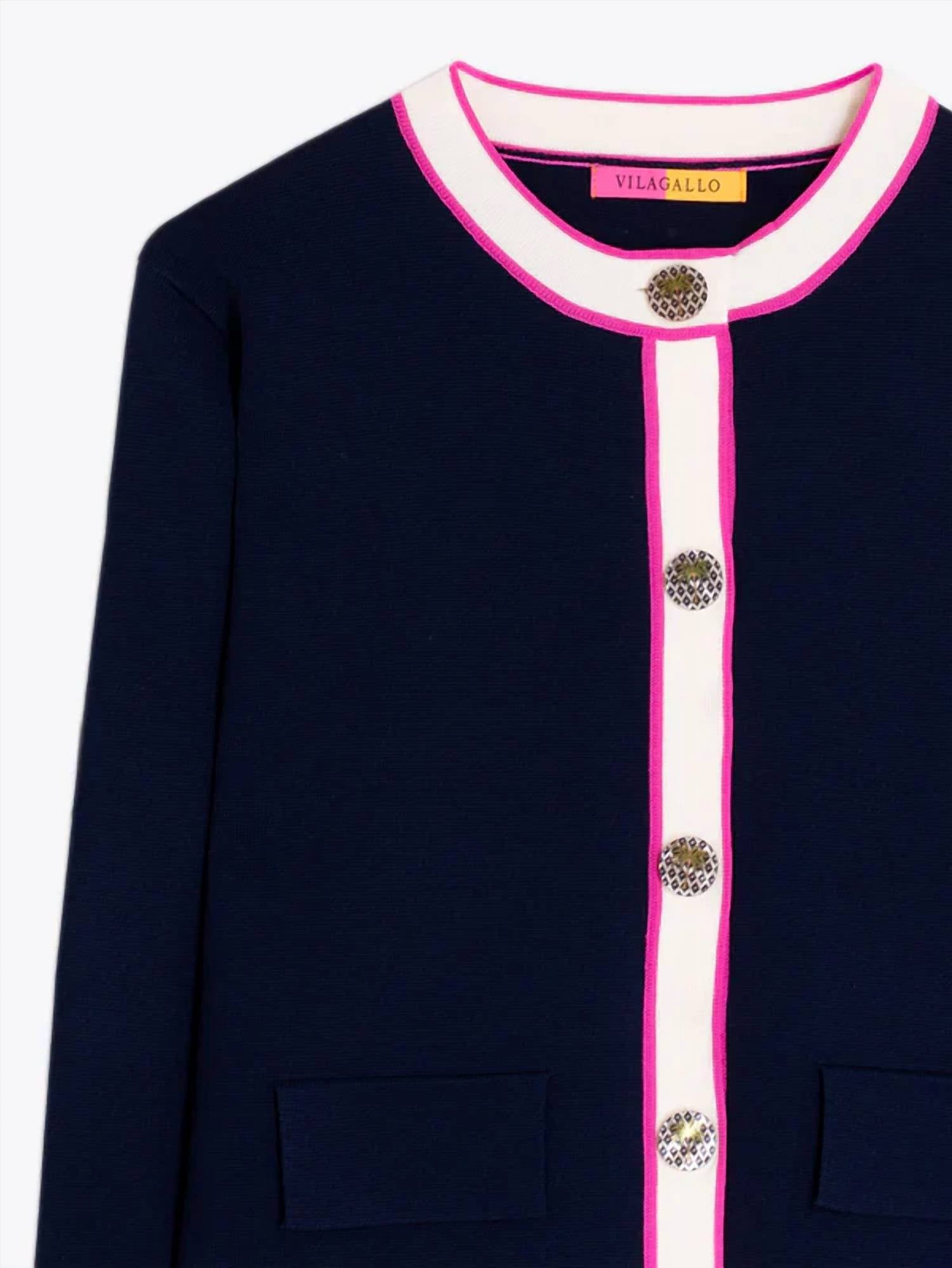 Vilagallo - Contrasting Cardigan