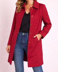 Jade - Cheetah brocade jacket