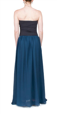 Ciao Lucia - Giselle Chiffon And Jersey Maxi Dress
