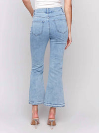 Charlie B - Blanket Stitch Straight Leg Jeans