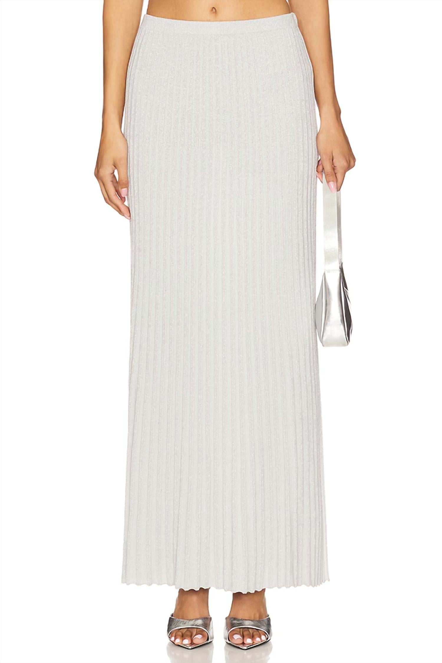 525 America - Spencer Lurex Maxi Skirt