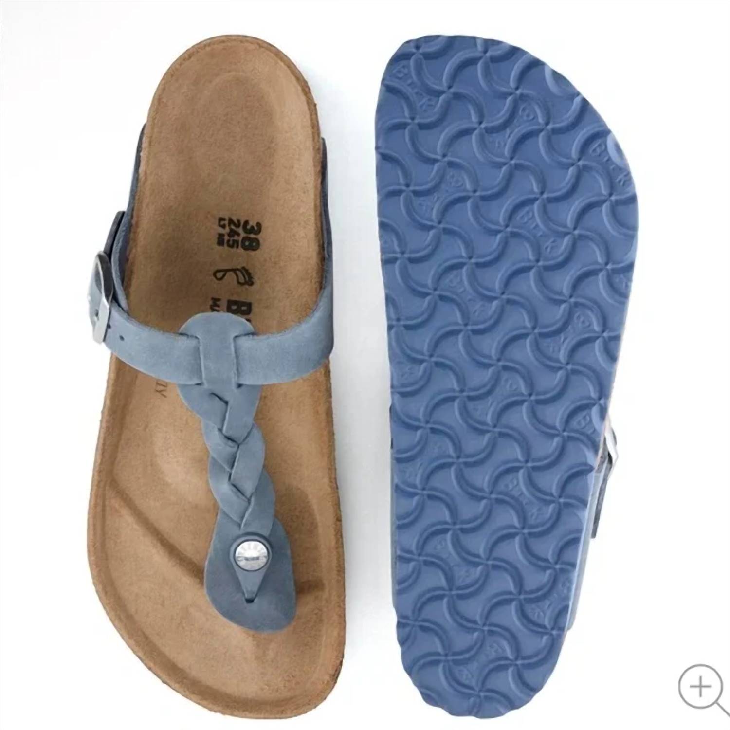 Birkenstock - Women's Gizeh Oiled Leather Braided Sandals