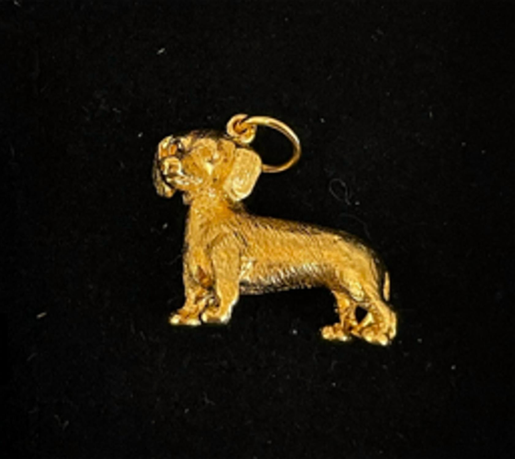 Azi Rasson - Women's Vintage Dachshund Large Charm