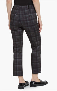 Lysse Women's Baby Boot Ankle Pant in bristol plaid - women's pants - detail view