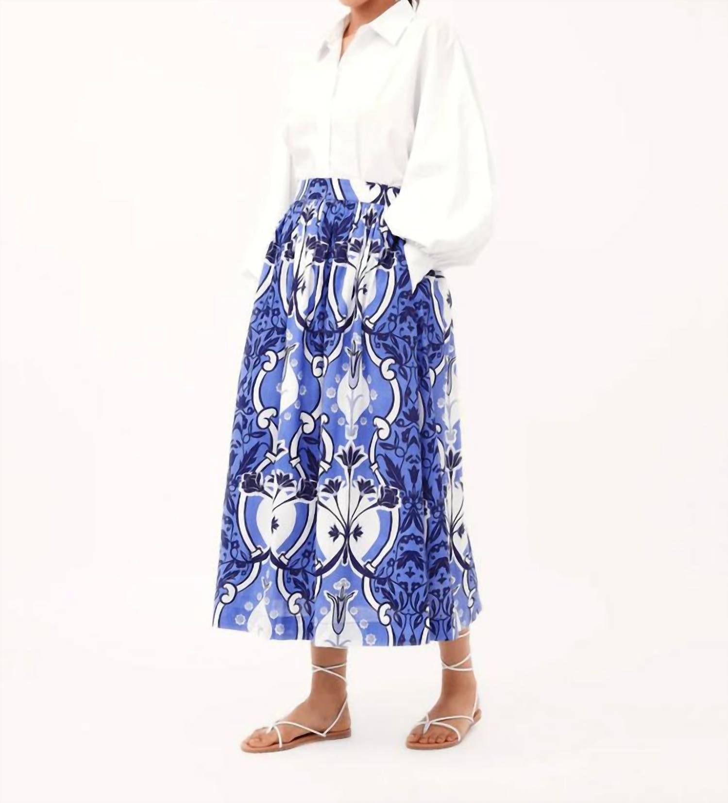 Beyond By Vera - Anna Midi Skirt - Plus