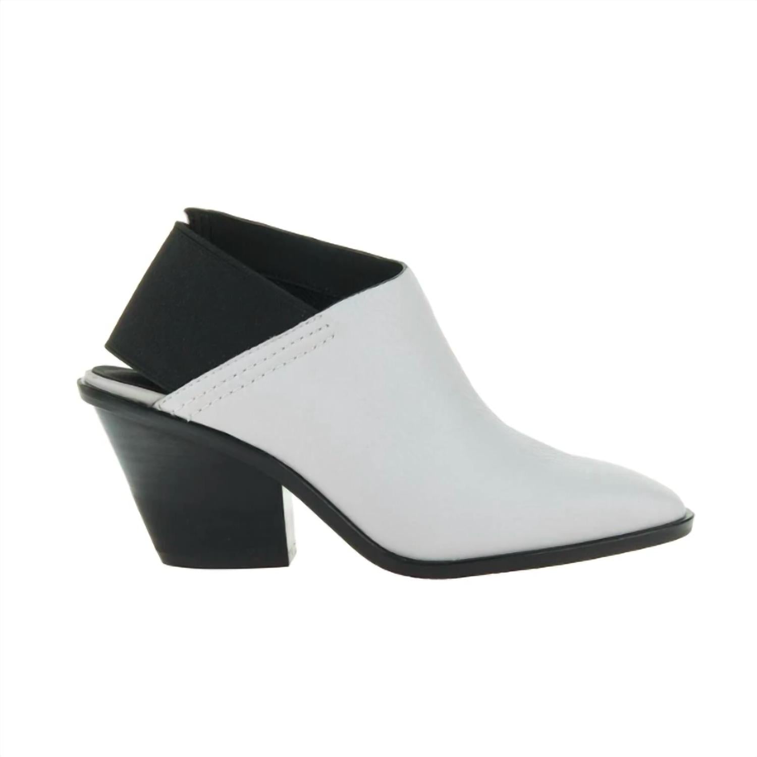 Naked Feet Women's Eros Mules in dove grey leather - women's shoe