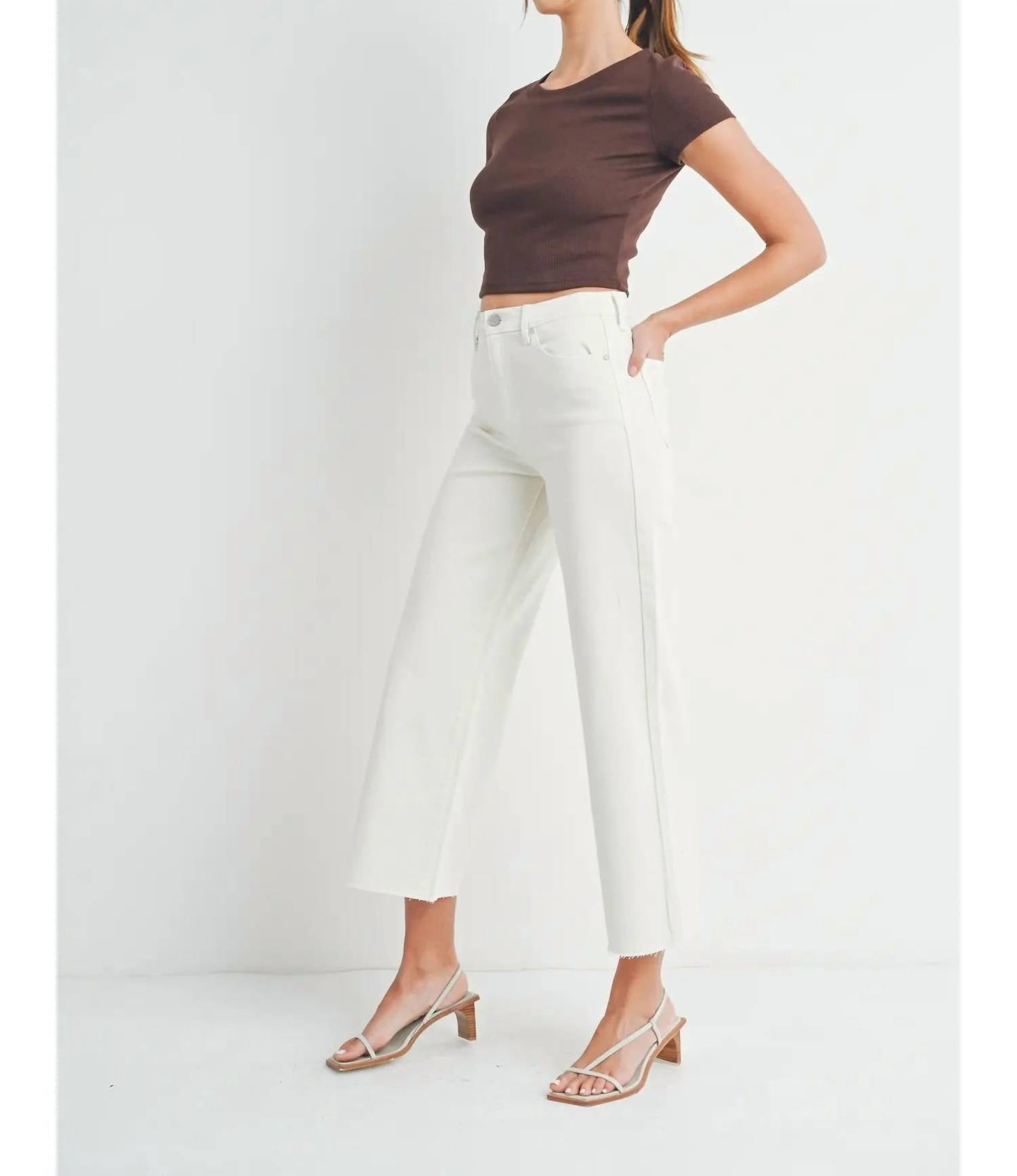Just Black Denim - Scissor Cut Wide Leg Pants