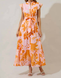 Sugarlips - Riah Button Down Maxi Dress