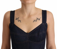 Dolce & Gabbana - Cotton Denim Midi Dress