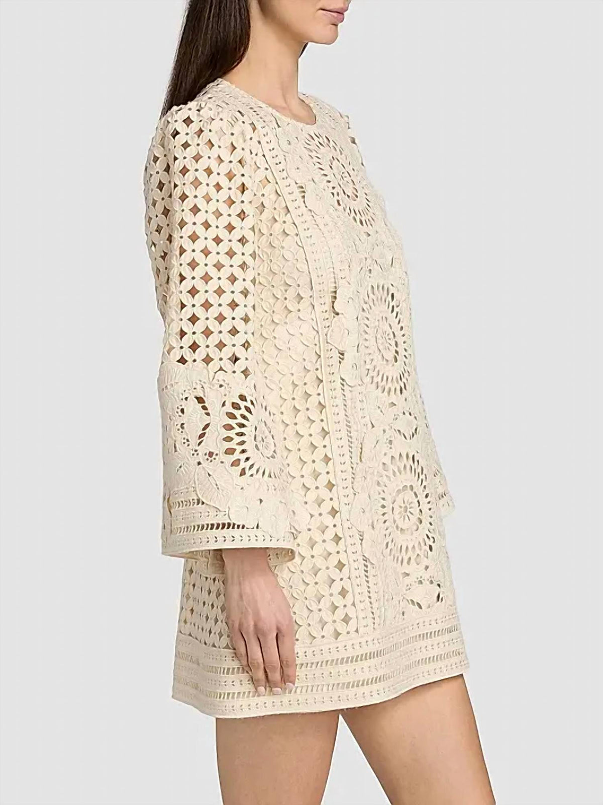 Zimmermann - Indra Embroidered Mini Dress