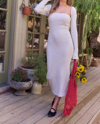 Project Social T - Allora Strapless Rib Midi Dress