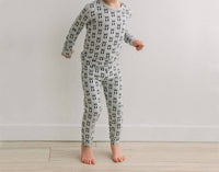 Kickee - Boy's Long Sleeve Pajama Set