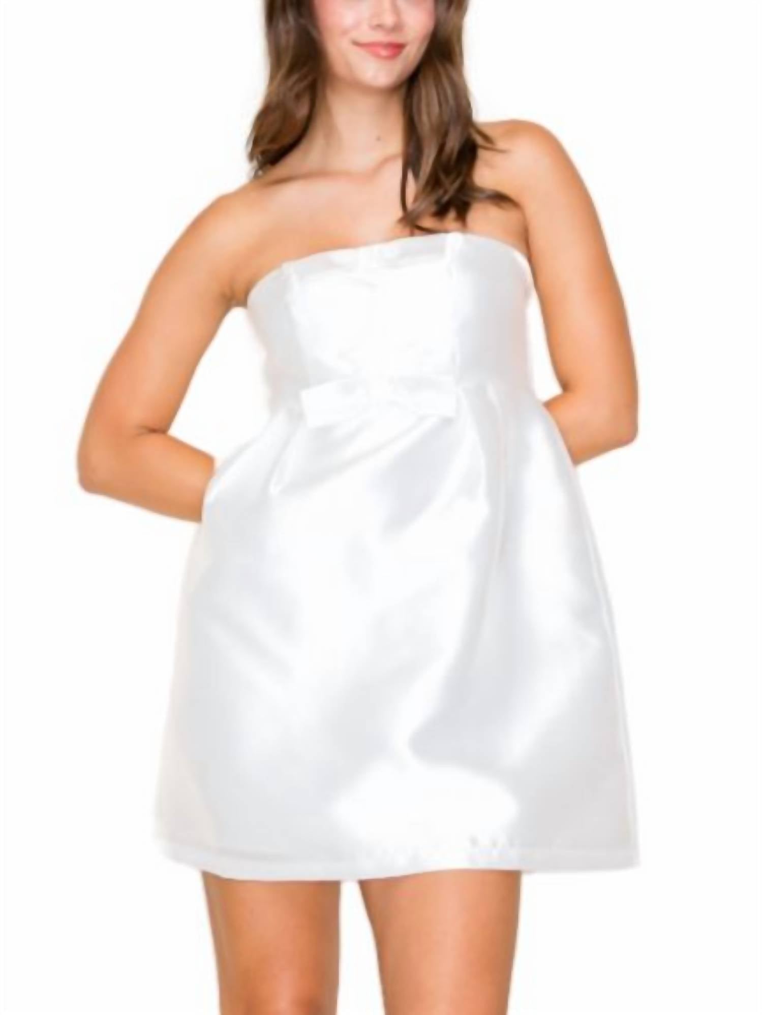 B.Right - Strapless Mini Dress