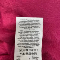 Celtic & Co. Women’s Slouchy V-neck Wool Sweater in pink - women's sweater - view 5