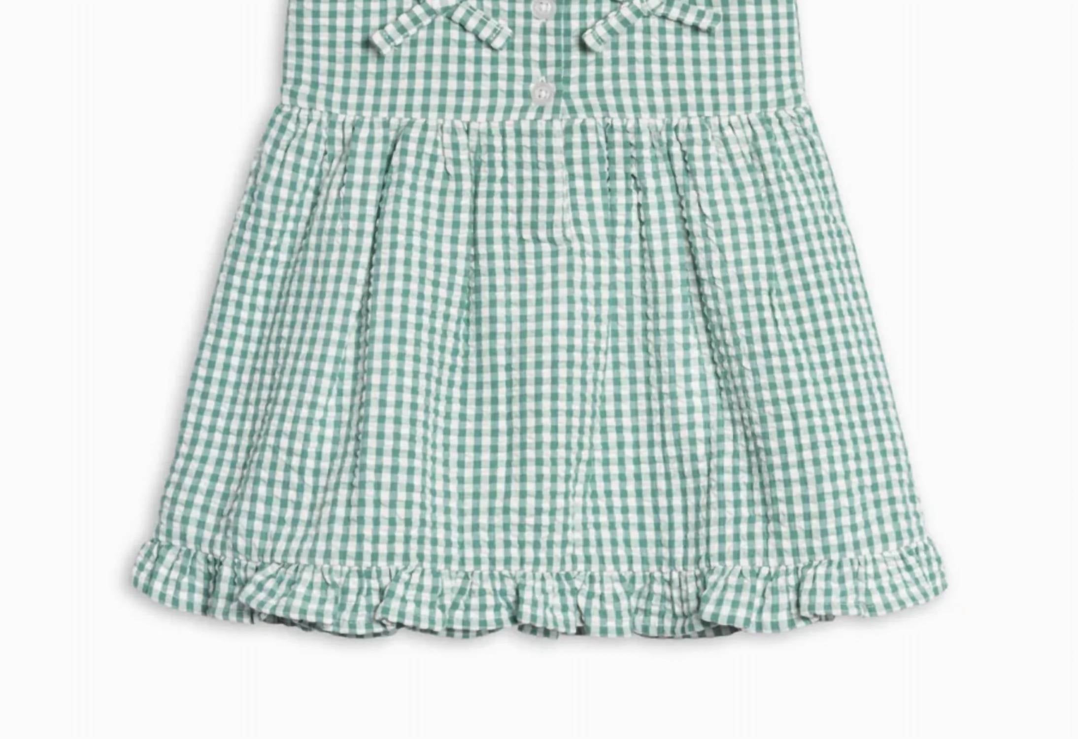 Colored Organics - Girl's Juliette Seersucker Tank Dress
