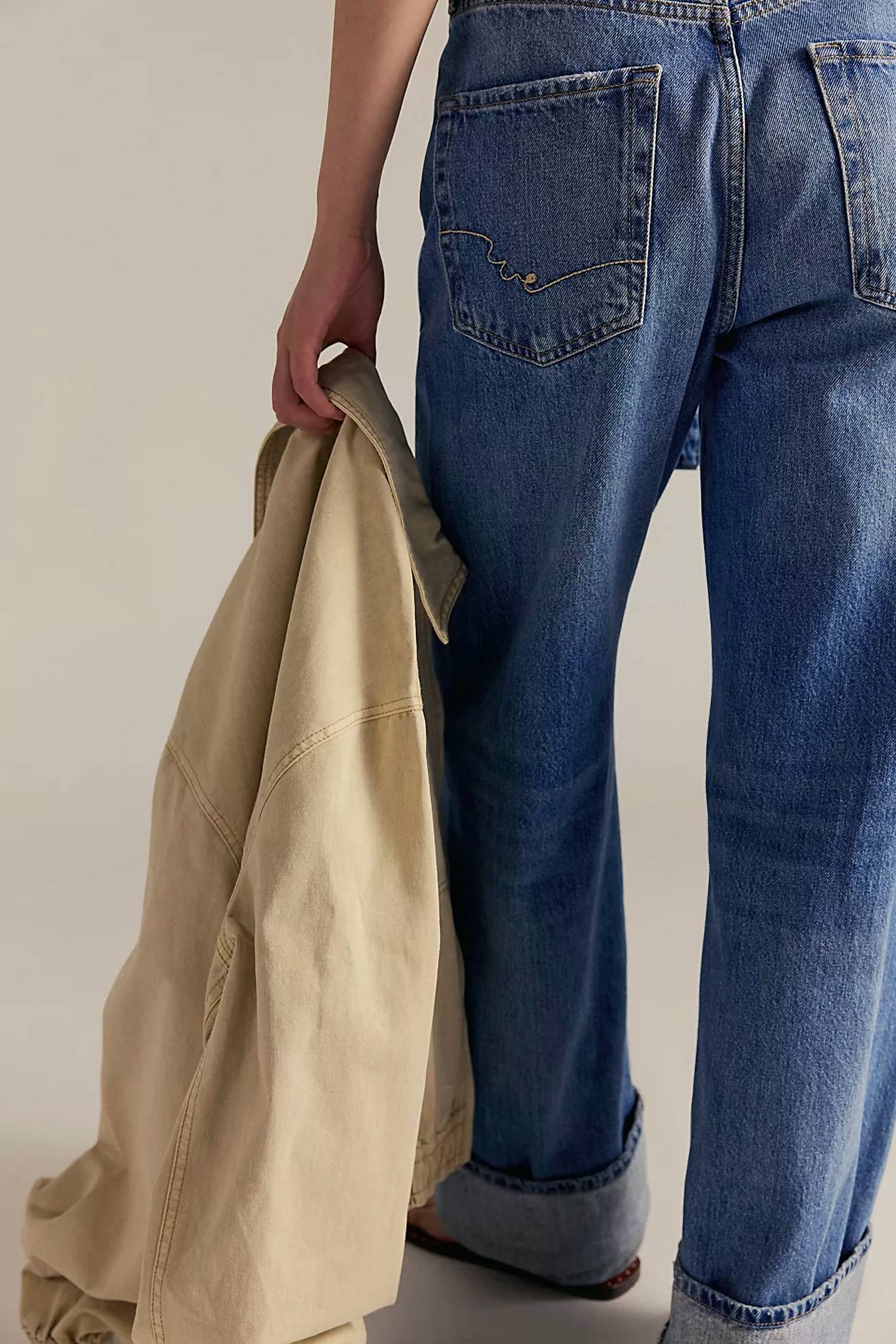 Free People - East Bay Cuffed Jeans