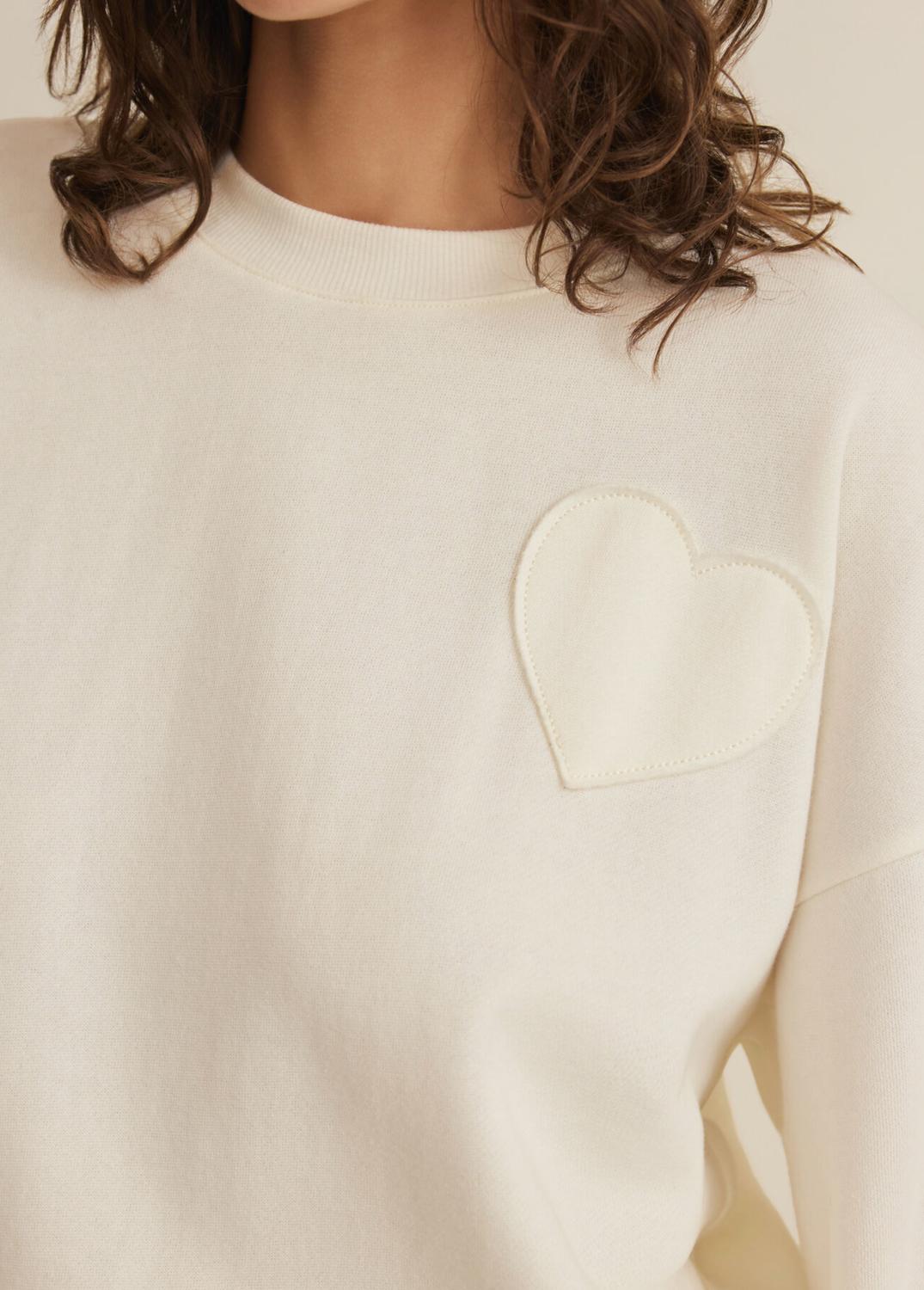 Z Supply - Women's Heart It Fleece Sweatshirt