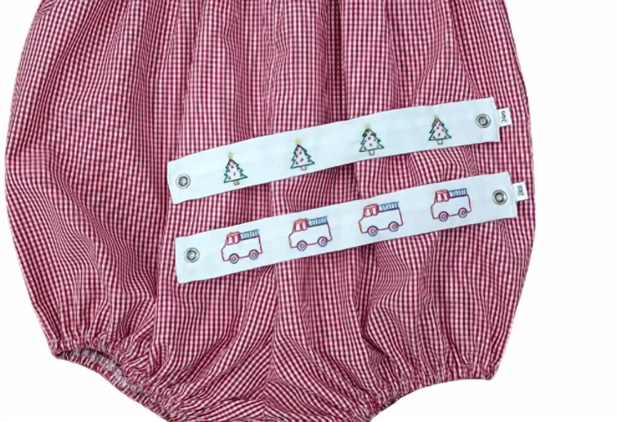 Lullaby Set - Girl's Noah Ribbon Bubble Romper