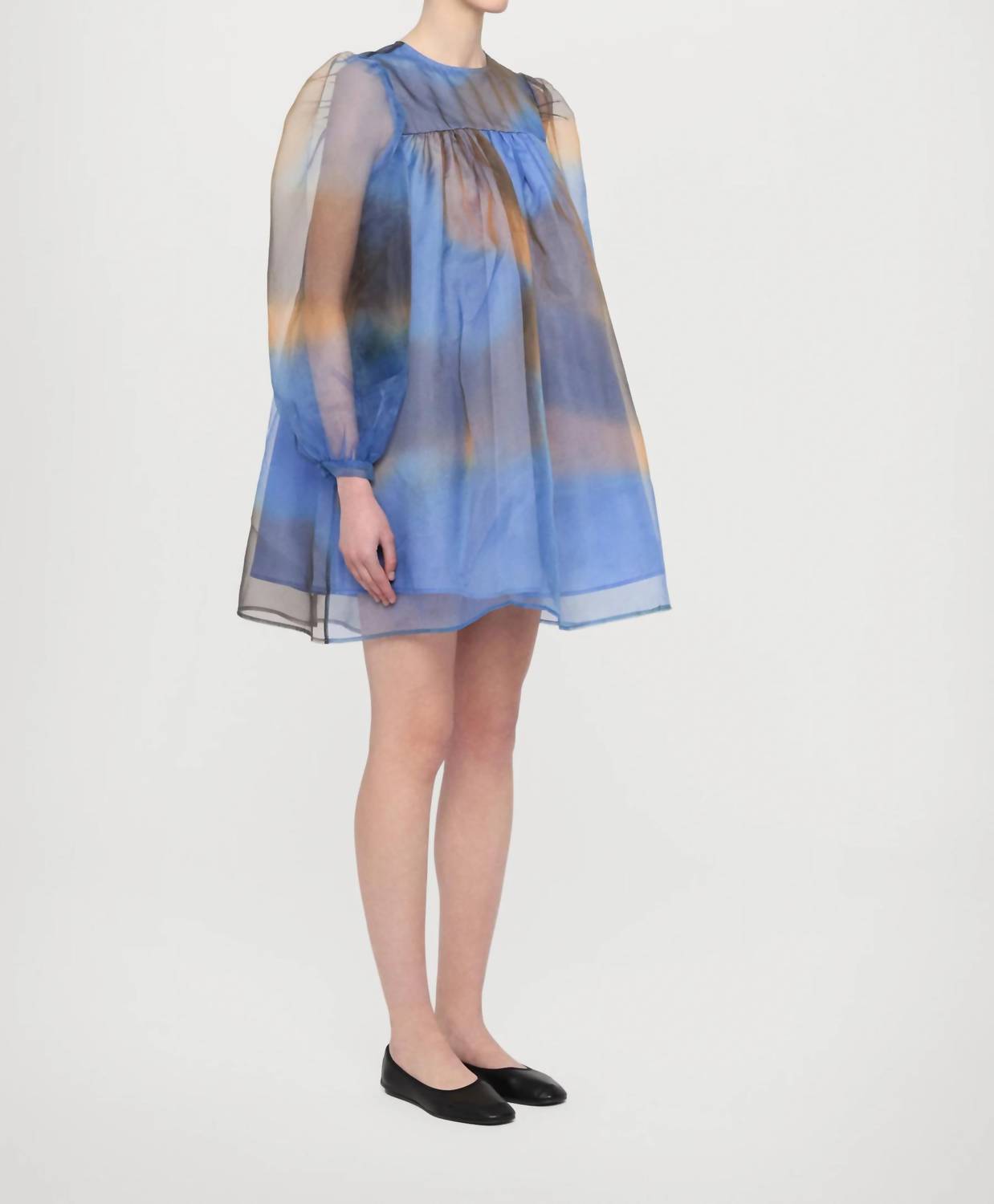 Helmstedt - Elena Chiffon Babydoll Sheer Dress