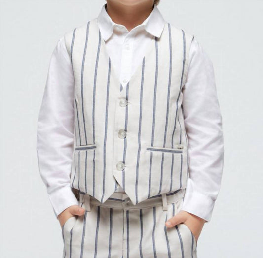 Mayoral - Boys' Pinstripe Vest