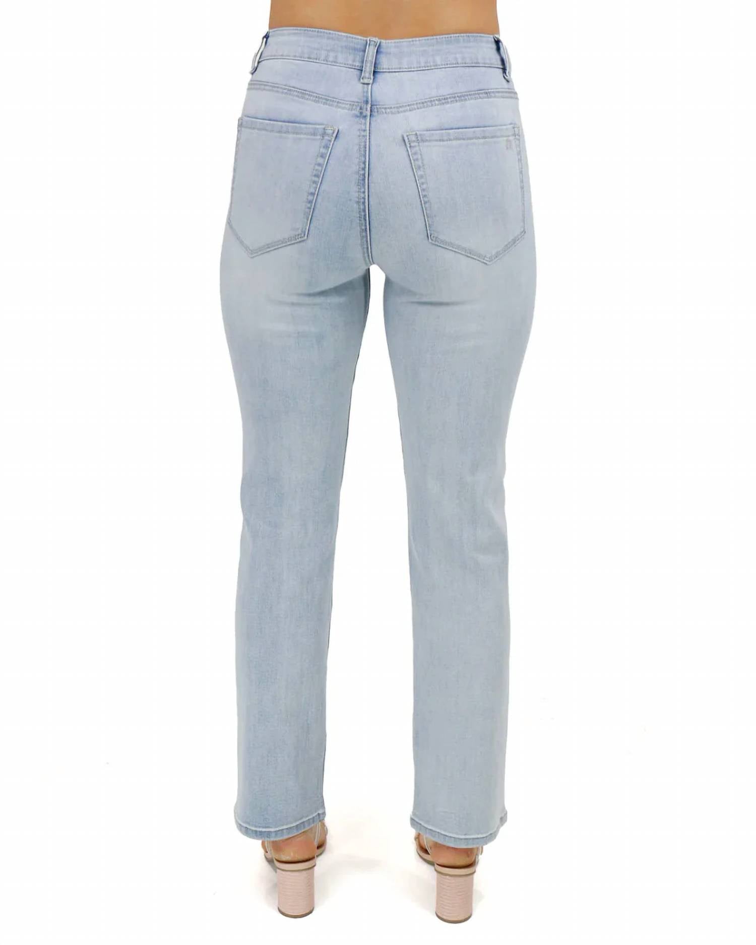 Grace And Lace - Mel's Fave Non Distressed Light Mid-wash Full Length Jeans