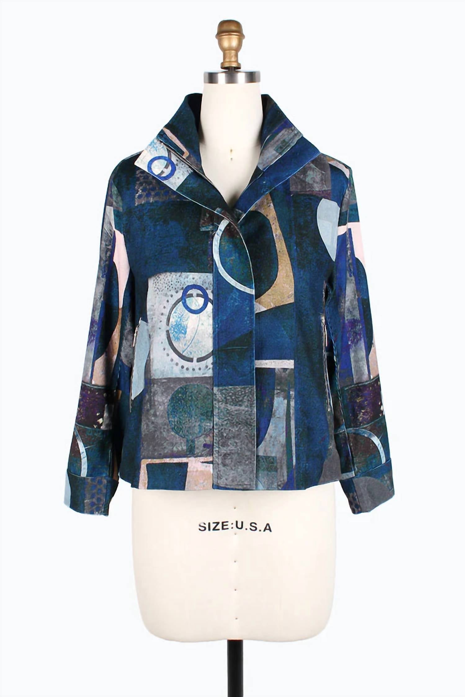 Damee - Women's Multi Pattern Biker Jacket