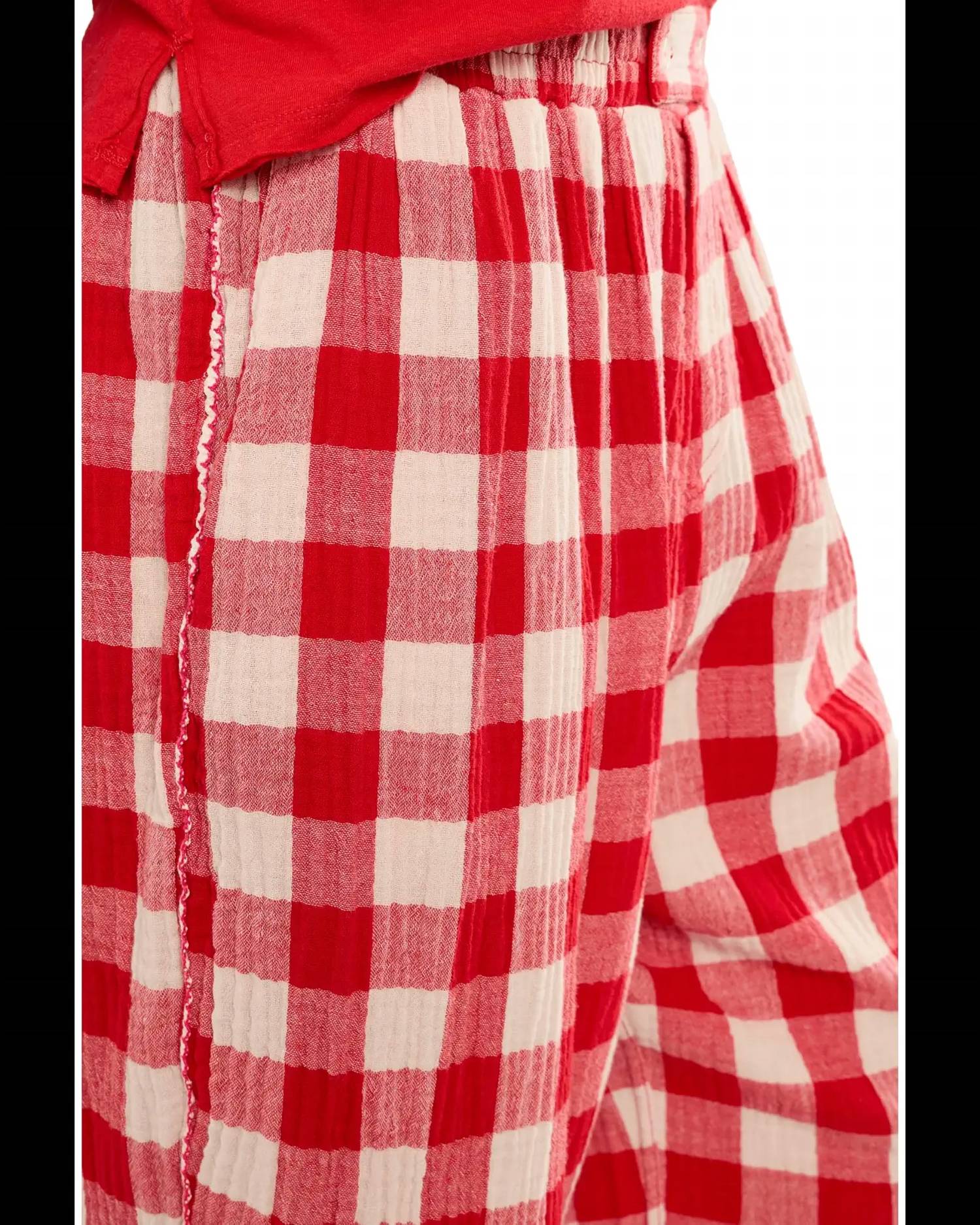 Free People Be Mine Pant in red - women's pants - view 4