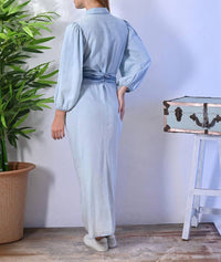 Roslyn - Button Down Denim Dress