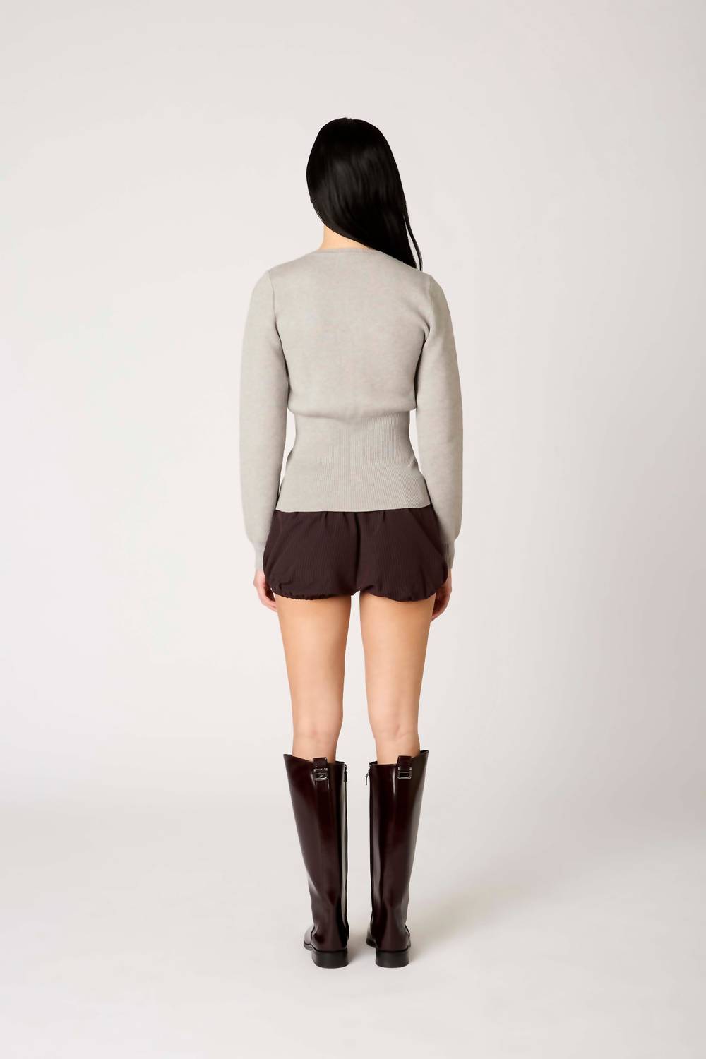 Nia - Classic Button-front Sophia Cardigan