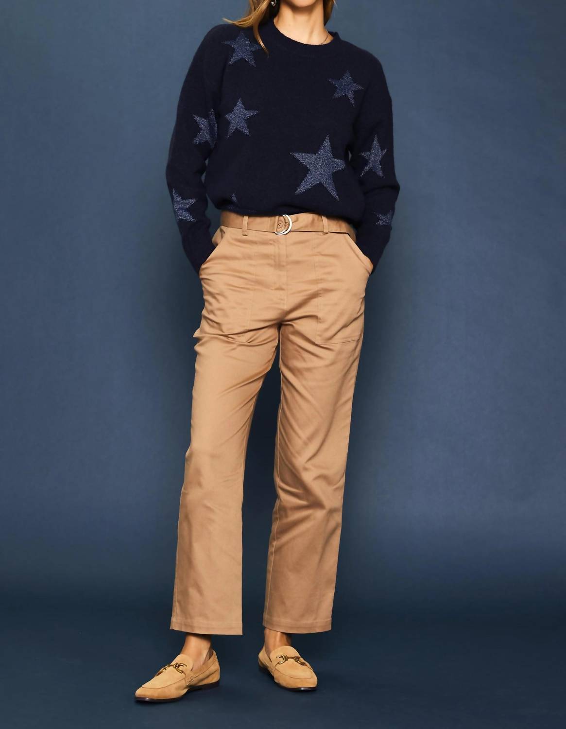 SKIES ARE BLUE Elisabeth Pants in khaki - women's pants